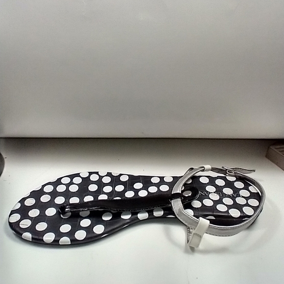 Lane Bryant Polka Dot T-Strap Sandals Women's sz 10W - Picture 6 of 9